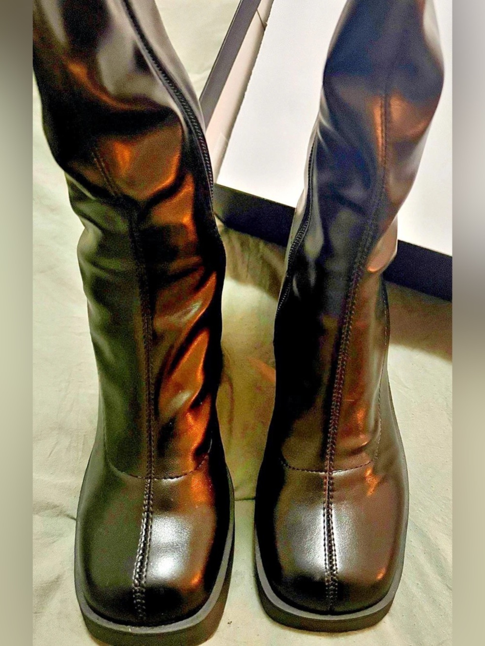 Madden girl - Spy Stretch Knee High Block Heel Boots - Picture 3 of 4